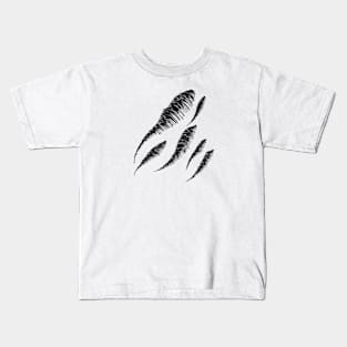 Swimming Fish Black Kids T-Shirt